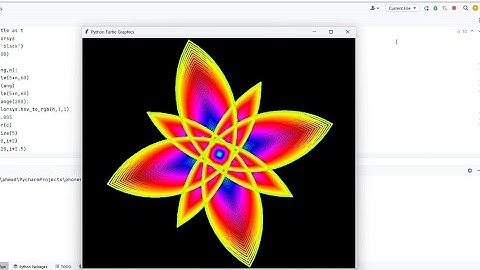 Create a Flower design using python turtle programming 💯 || Codingwithnoman #coding #python #turtle