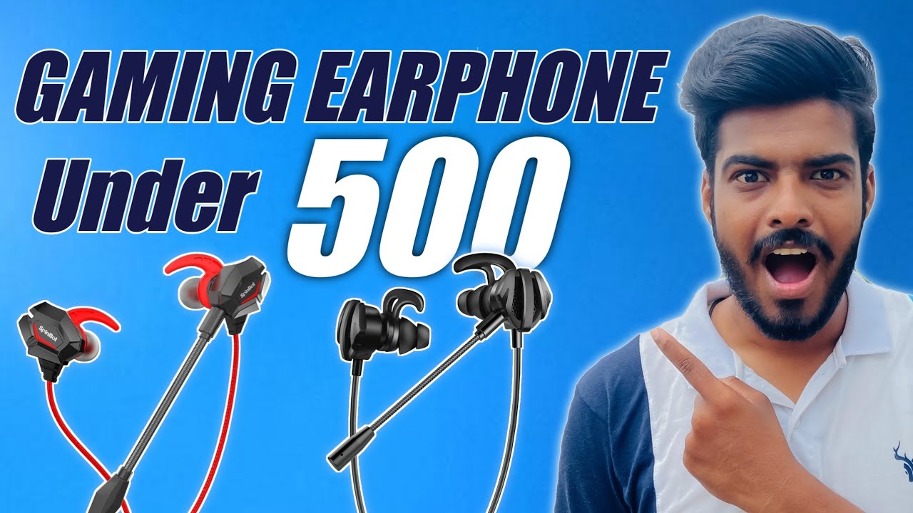 Best gaming earphones under 500 rs PUBG and BGMI Best gaming