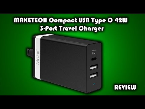 MAKETECH Compact USB Type C 42W 3-Port Travel Charger Review