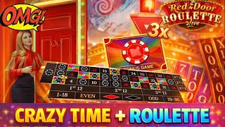 Red Door Roulette BIG WIN! 🔥 Must Watch | Crazy Time Meets Roulette screenshot 4