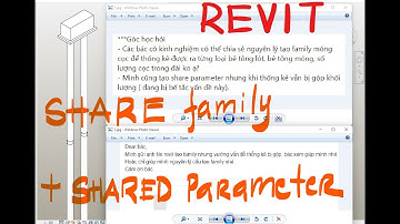 Phân biệt Share family và Shared parameter trong Revit