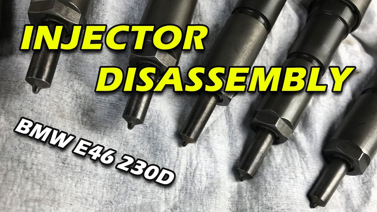 BMW Pilot Injector Disassembly [E46 320D 1998] Diy YouTube