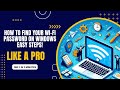 How to Find Your Wi Fi Password on Windows!