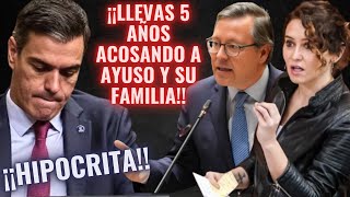 ALFONSO SERRANO ANIQUILA a SÁNCHEZ por su CARTA VICTIMISTA💥¡5 AÑOS ATACANDO A LA FAMILIA DE AYUSO!💥