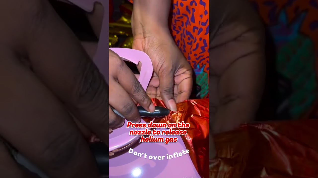 Party Helium Balloon Tank Process  