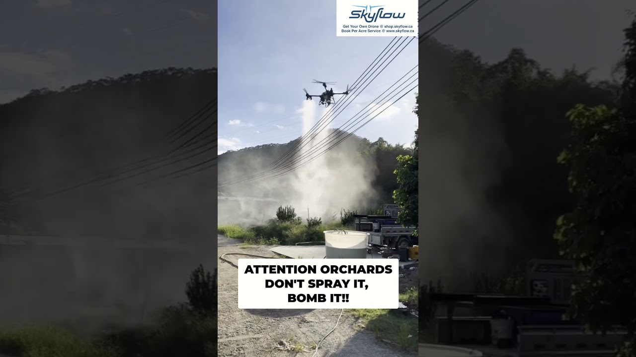 WHY ORCHARDS ARE SWITCHING TO DRONE SPRAYING