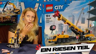 🏗️CONSTRUCTION SITE ☆ LEGO 60409 Mobile Construction Crane & 60420 Excavator ☆ City Review