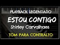 🎤 Estou Contigo (PLAYBACK LEGENDADO - DOIS TONS ABAIXO F) Shirley Carvalhaes, by Niel Nascimento