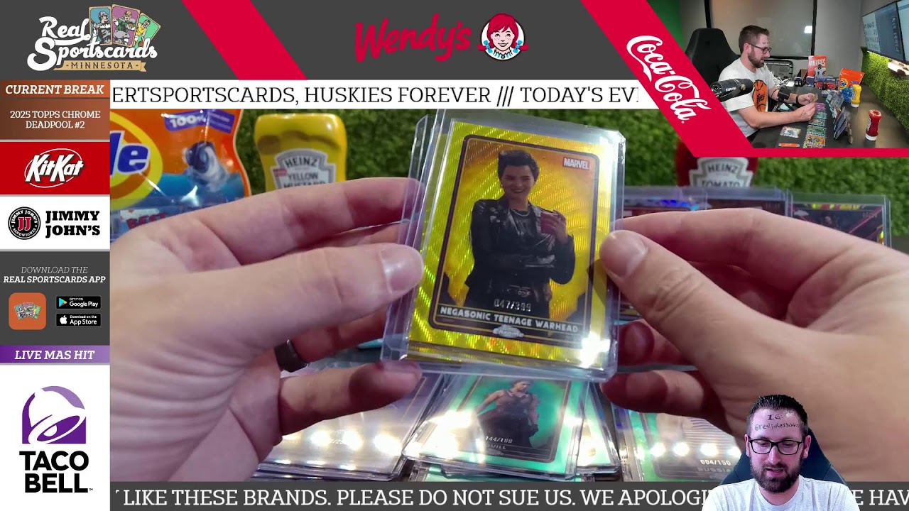 2025 Topps Chrome Deadpool #2 Hobby Case Pick Your Character (4/1/26)