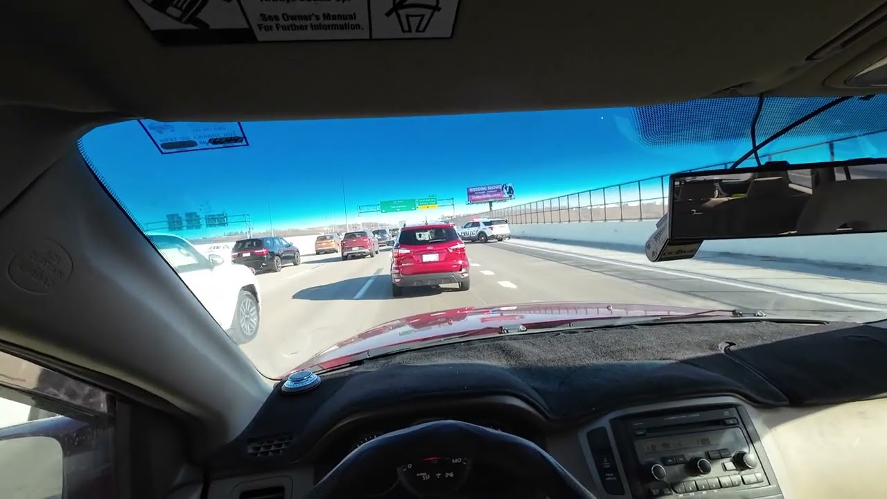 Accident I-480 bridge. Camera test 1080p 60fps