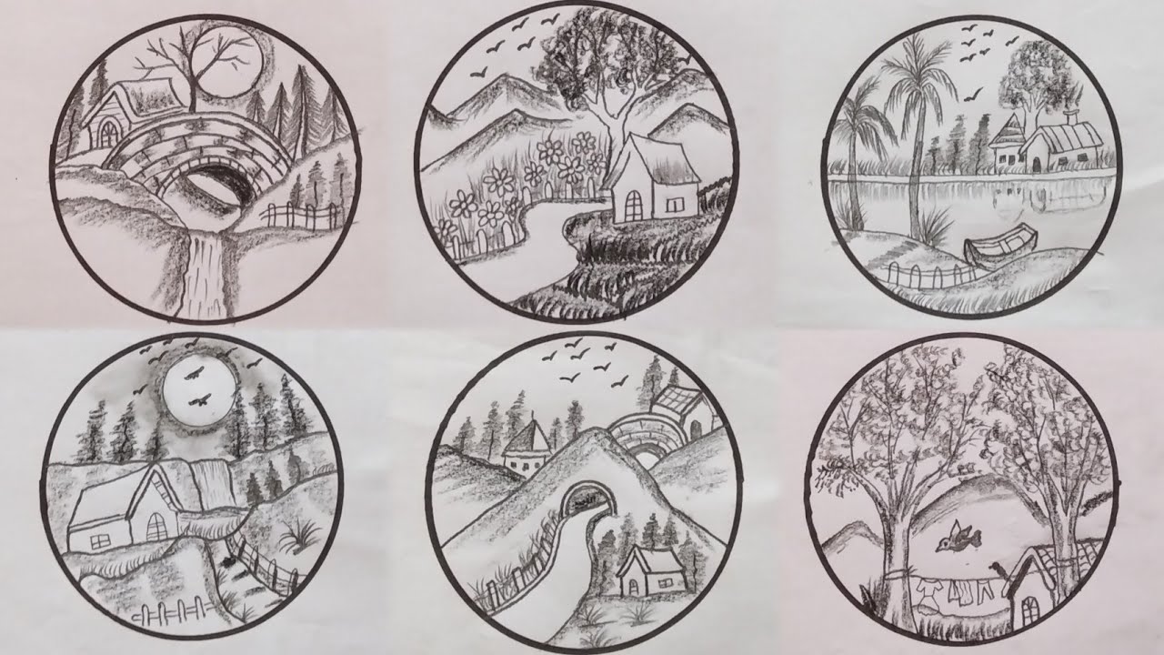 How to draw easy circle drawing step by step for beginners || easy ...