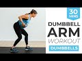 30-Minute Dumbbell Arm Workout | SCULPTED ARMS Workout At Home {Prenatal Workout}