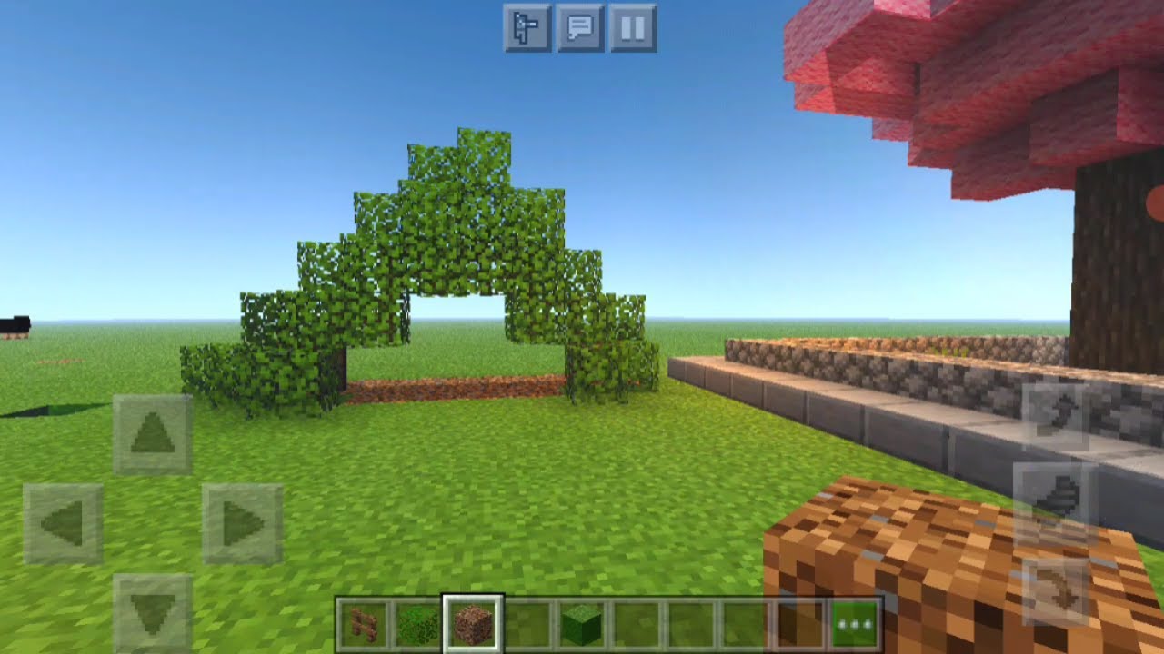 Tree Gate Minecraft Minecraft tutorial - leaves gate - YouTube