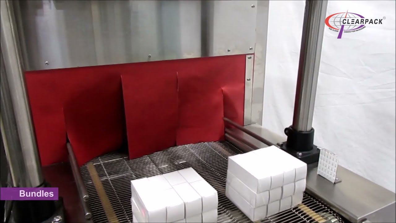Automatic Vertical Up Stacker Tandem Sleeve Wrapping Machine for Monocartons| Clearpack