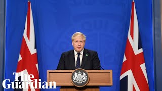 Boris Johnson holds news conference on winter Covid-19 plan