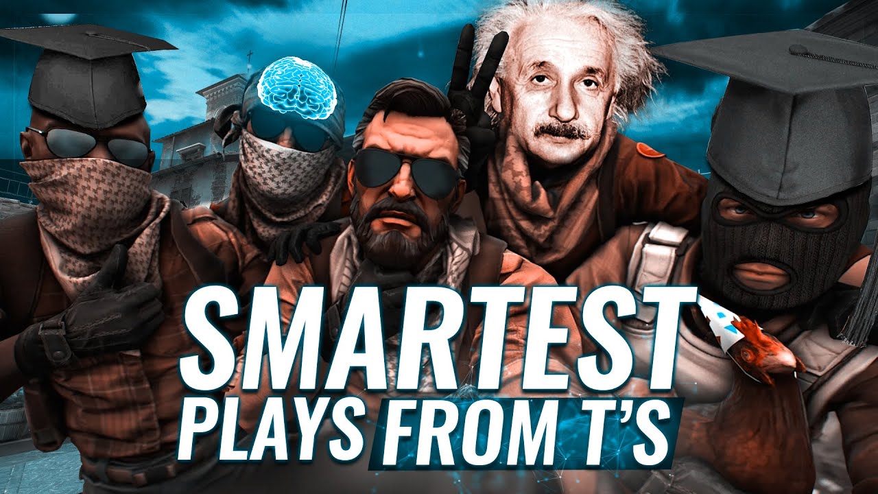 HIGH IQ CS:GO PRO PLAYS FROM T'S! (SMART MOMENTS)