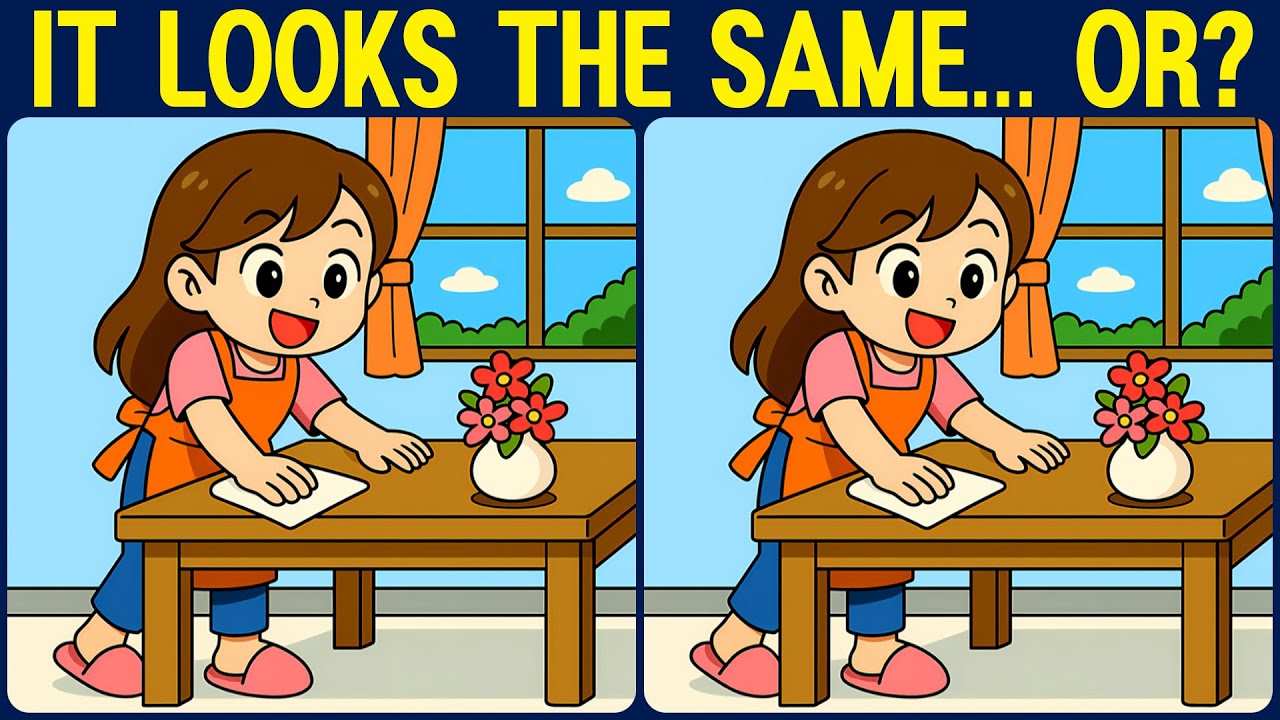 [Spot the Difference Brain Training] If you solve this puzzle, you are a genius!