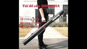 Túi Đựng Cần Câu cao cấp DIAO , da PU và vải oxford , chống nước , chống mài mòn , độ bền rất cao