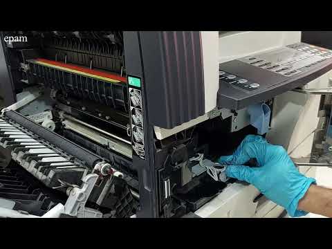 Step by step Solutions on Light Printing | Kyocera KM-2550 | Replacing Developing Unit