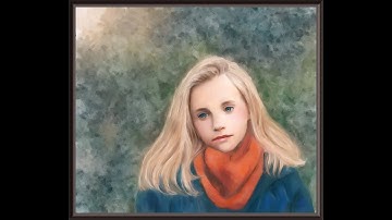 New Corel Painter 2022 video for painting portraits