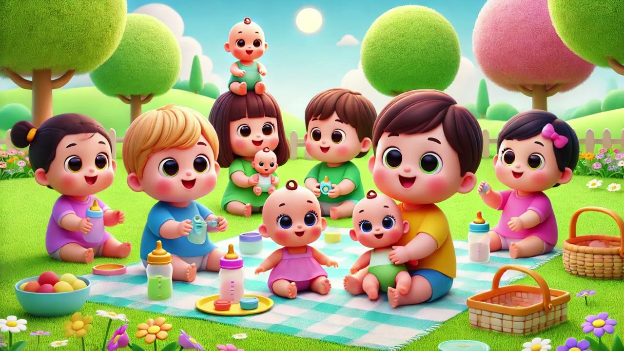 Baby Doll Picnic Day 🧸🧺 | Sweet Outdoor Playtime Adventure 🌞🌷 | Fun Doll Picnic Game for Kids