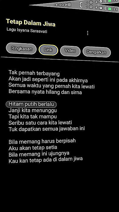 Tetap Dalam Jiwa #liriklagu #viral #aesthetic #isyanasarasvati