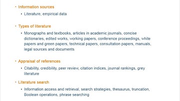 Academic research and writing – Chapter 6 Sourcing of information – Unit 6 Summary