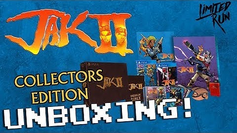 Jak II PS4 Collectors Edition (Limited Run Games) Unboxing!