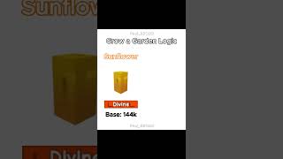 Sunflower Divine Vs Amberhearth Mythical Grow A Garden