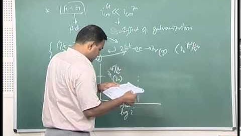 Mod-01 Lec-16  Explanation of corrosion events on the basis of Mixed potential theory
