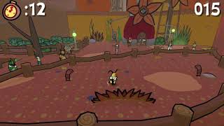 Bug Fables Chapter 2 - Whack-a-Worm minigame screenshot 3