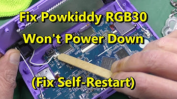Fix Powkiddy RGB30 Won
