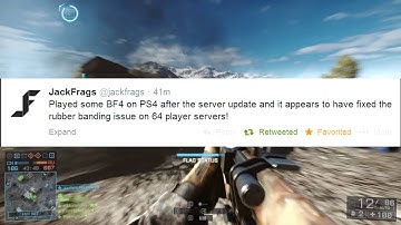 RUBBER BANDING FIXED on BF4!?!?