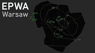 ATC RADAR | [ EPWA ] | Warsaw Approach (All Combined)