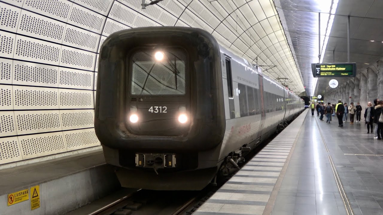 Tåg vid Triangeln station