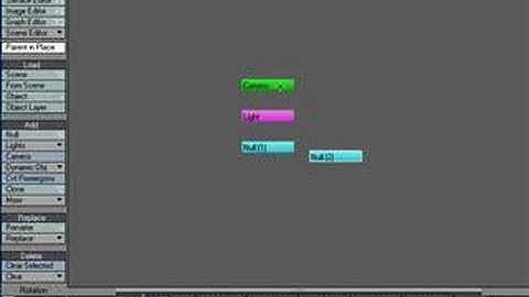 Parenting Objects in Lightwave