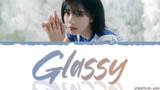 JO YURI (조유리) 'GLASSY' Lyrics (Color Coded Lyrics Eng/Rom/Han) Resimi