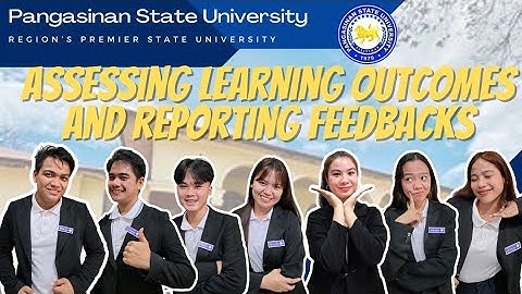 Group 2 - Gen Z Catalyst | FS1 Activity 5: Assessing Learning Outcomes and Reporting Feedbacks