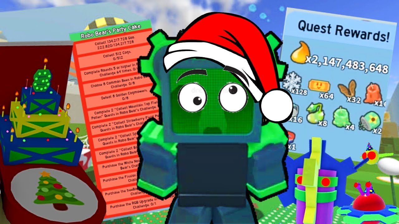 Finishing Robo Bears Beesmas Quest | Bee Swarm Simulator