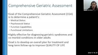 Geriatric Assessment   Module 1|Health4TheWorld Academy