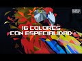 Proceso de corte depilado y planchado a 16 colores con  viniles textiles