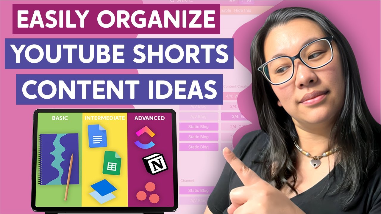 Easily Organize Your YouTube Shorts Content Ideas - YouTube