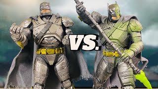 REVIEW & COMPARISON Mcfarlane DC Multiverse Batman V Superman: Dawn of Justice Armor Suit Batman