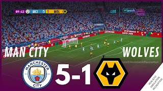 LIVE | Manchester City vs Wolves • Premier League 23/24 | Match Live Video Game Simulation