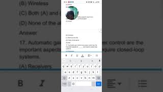 Wireless & mobile communication MCQ Unit 1 *Introduction* screenshot 2