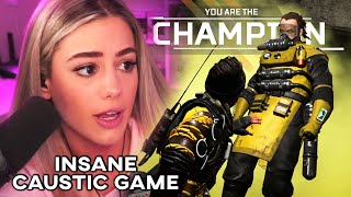 (JUST WATCH!) MY BEST EVER CAUSTIC GAME (1v9!) | Apex Legends Season 5 Ranked Highlights