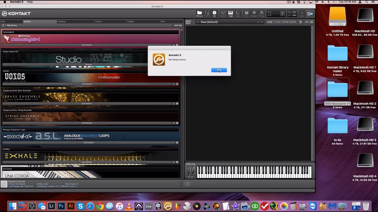 how to add third party libraries in kontakt 5