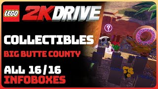 LEGO 2K Drive - All 16 Infoboxes (Big Butte County || Collectibles Guide)