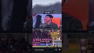 Solider Taetae Enjoying Football Match😭 #V #Taehyung