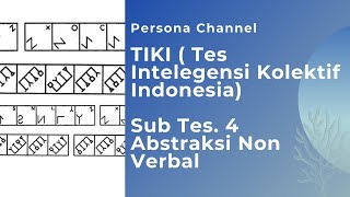 TIKI Psychometric Test Practice - Subtest 4 Non-Verbal Abstraction